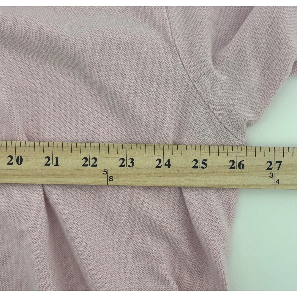 Polo Ralph Lauren Polo Shirt Men's 2XLT Pink Short Sleeve Pique Cotton Pony Logo